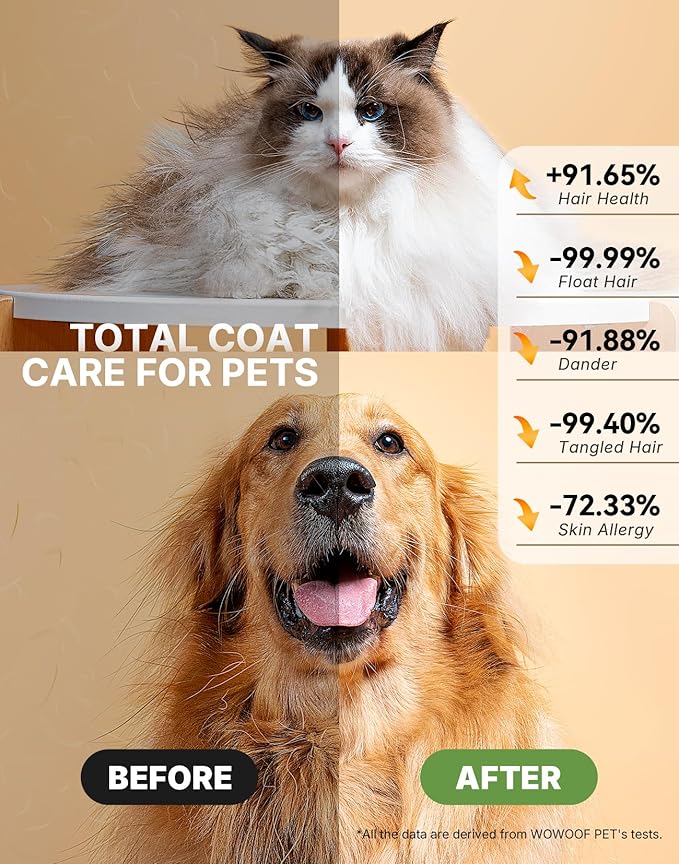 5-in-1 Cat Hair Brush, Dog Grooming Steam Comb for Long Short Haired Indoor Cats Spritz Comb for Deshedding, Detangling, Pet Brush for Kitten Rabbit Massage, with 3 Essence Liquid-PurrikoPets