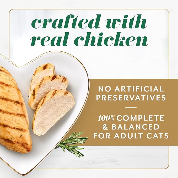 Fancy Feast Gems Pate Cat Food Mousse With Chicken and a Halo of Savory Gravy Cat Food - (Pack of 8) 4 oz. Boxes-PurrikoPets