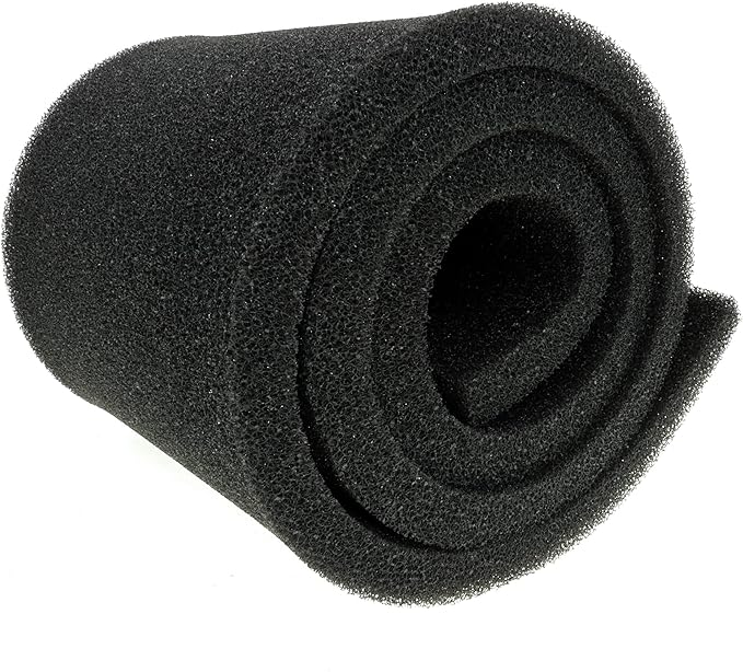 AFA Aquarium Filter Media Sponge Pad, Fish Tank Bio Open Cell Coarse Foam Block Foam Pre Filter Sponge Material (12" x 72" x 1" 25ppi)-PurrikoPets