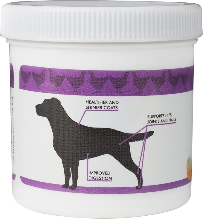Eggshell Membrane Collagen for Dogs - Non-Gelatin and Non-Bone Marrow Based, All Natural Premium Dog Collagen Powder from Eggshell Membranes: Supports Pet HIPS, Joints, Nails, Fur and Digestion.-PurrikoPets