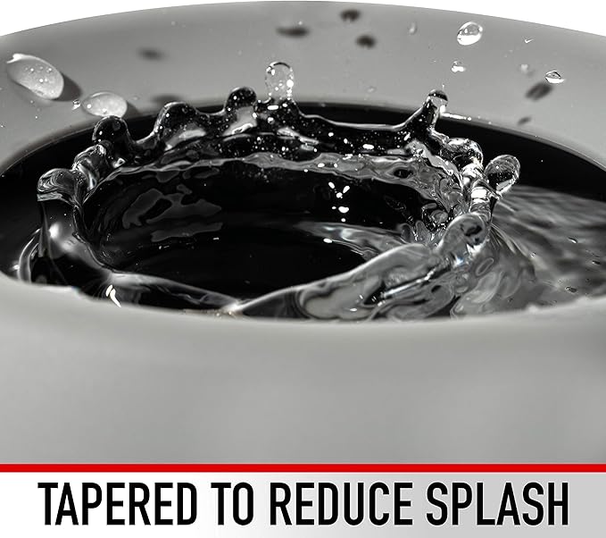 Franklin Pet Supply Co. Co. Spill Proof Pet Bowl - No Splash Travel Water + Food Dish for Dogs + Cats - Portable - 16 oz. - BPA Free-PurrikoPets