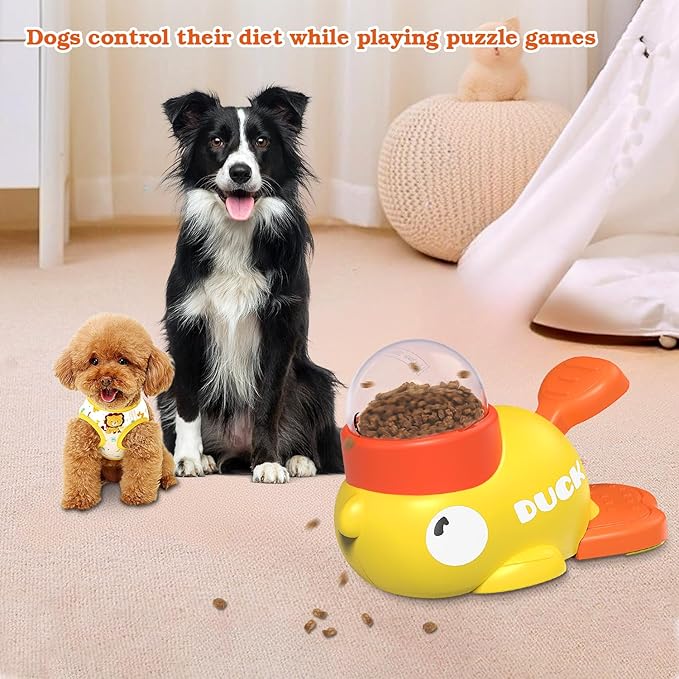 Dog Interactive Treat Dispenser Toy, Food Puzzle Slow Feeder-PurrikoPets