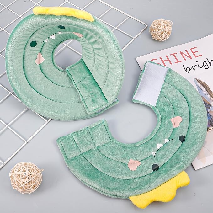 FRIUSATE Cat Cone Collar Soft, Cute Cat Recovery Collar Soft Adjustable Cat Cones to Stop Licking Comfortable Breathable Lightweight Neck Cone for Cats Kittens Pet After Surgery-PurrikoPets