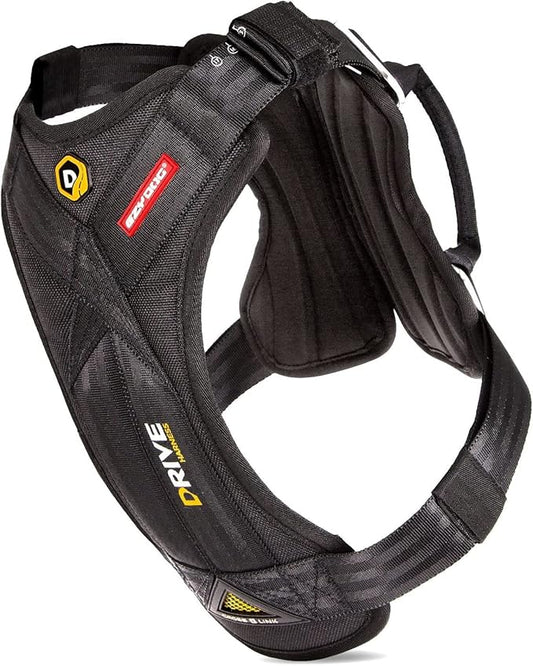 EzyDog Drive Dog Car Harness – Crash Tested and Certified (US-FMVSS 213) Dog Seat Belt Harness for Safe Travel, Adjustable with Padded Comfort (Small)-PurrikoPets