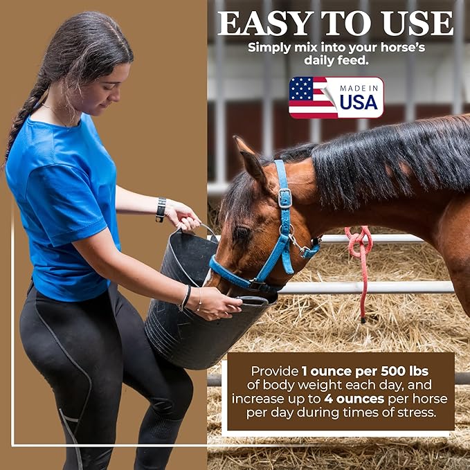 Equerry's Economy Equine Supplement - Horse Probiotics | Supplement for Horses | Horse Vitamins and Minerals Supplement with Enzymes and Selenium,20lb-PurrikoPets