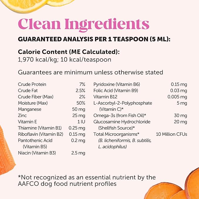 Dog Multivitamin Supplement with Salmon Oil for Dogs - Allergy Itch Relief, Digestion, Skin & Coat Health, Liquid Supplement - Dog Food Topper Bone Broth with Prebiotics (12 oz)-PurrikoPets