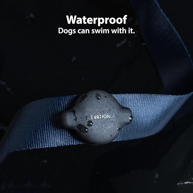 Elevation Lab TagVault™ Compact AirTag Dog Collar Mount - IP68 Waterproof, Doesn't Dangle, Fits All Width Collars-PurrikoPets