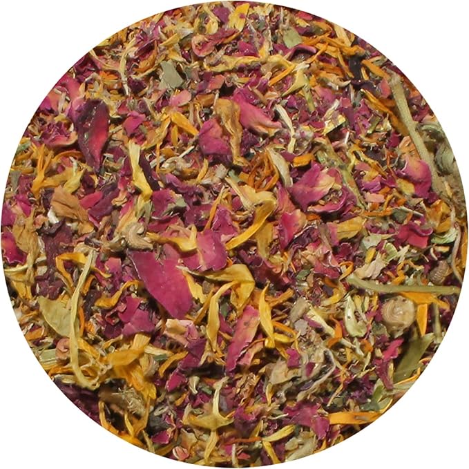 Flower Fusion Treat (1/2 lb) - Healthy Natural Dried Flower Herbivore Treat - Chinchillas, Guinea Pigs, Rabbits, Prairie Dogs, Degus, Hamsters, Rats, Squirrels, Sugar Gliders & Other Small Pets-PurrikoPets