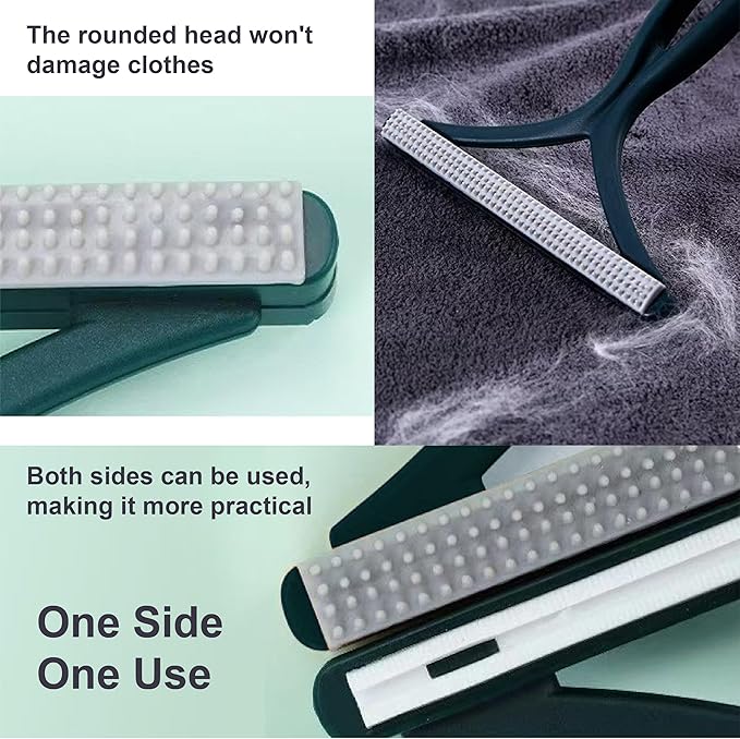 2-Pack Pet Hair Removal Gloves with A Hair/Lint Removal Tool – Remove Cat/Dog Fur from Clothing, Furniture, Car Seats, Bedding & Carpet – Reusable & Washable Lint Hair Remover for Pet Owners-PurrikoPets