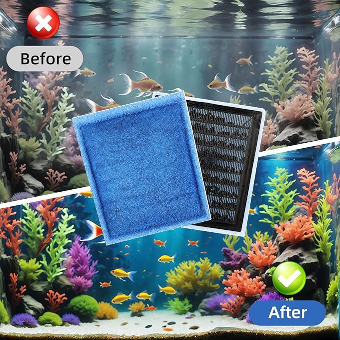 12 Pack Aquarium Filter Cartridges Designed for Maruneland Penguin Power Filter, Compatible with Marineland Penguin Power Filters 200/350, for Tech EZ-Change #3-PurrikoPets