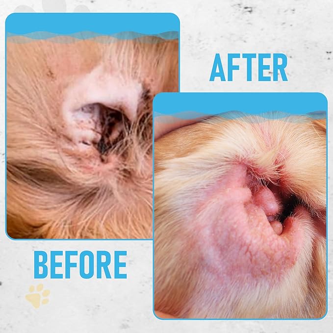 Dog Ear Wipes for Dog Yeast Wax Itch and Odor | Unscented Dog Ear Cleaner for Dogs | Natural Cleaning Puppy Ear Wipes | Soothing Ear Wipes for Pets Cat | Natural Ingredients | 125 XL Pcs-PurrikoPets