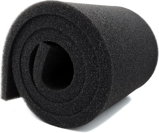 ALEGI Aquarium Filter Media Foam Material Cut to Fit, 72" x 12" x 1" Bio Pre Filter Sponge Pad Sheet for Fish Tank (12" x 72" x1"-40ppi)-PurrikoPets