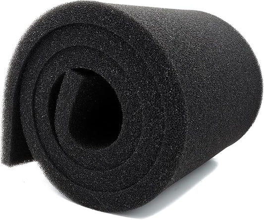ALEGI Aquarium Filter Media Foam Material Cut to Fit, 72" x 12" x 1" Bio Pre Filter Sponge Pad Sheet for Fish Tank (12" x 72" x1"-40ppi)-PurrikoPets