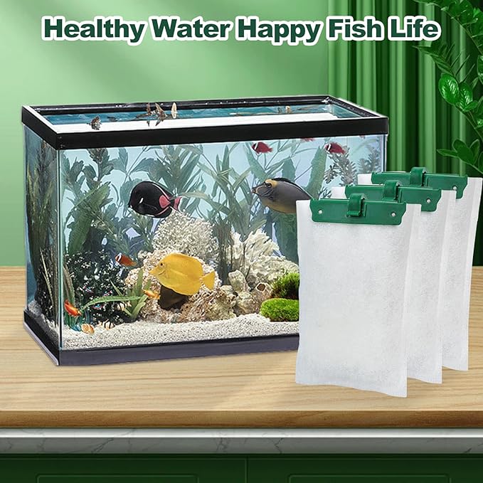 16-Count Medium Filter Cartridges Compatible with Tetra Whisper Bio-Bag Filters Medium Replacement Filter Cartridges for Whisper ReptoFilter and 10i IQ10 PF10 Power Filters -Ready to Use-PurrikoPets