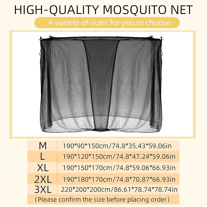 4 Corners Mosquito Net for Mosquiteros para Camas Bed Canopies Netting Bed Drapes Rectangular Mosquito Mesh for Camping Home Outdoor Travel(Black,L78 X W71 X H67 Inch,Opening)-PurrikoPets