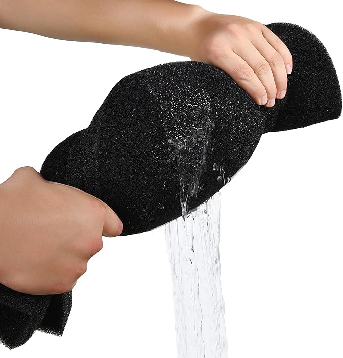 ALEGI Aquarium Sponge Filter Pad, Bio Filter Media Foam Sponges, Cut-to-Size Foam for Fish Tank (20"x20"x1.57" (50PPI))-PurrikoPets