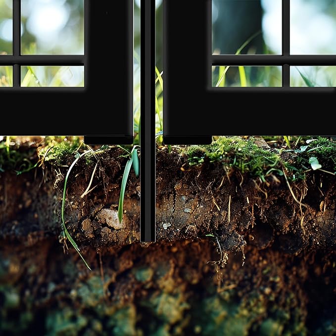 Dog Playpen, Outdoor Dog Fence, 16 Panels, 40" H Dog Pen for Large/Medium/Small Dogs, Heavy Duty Metal Pet Fence with Gate, Portable Dog Fence for RV Camping and Yard (Black)-PurrikoPets