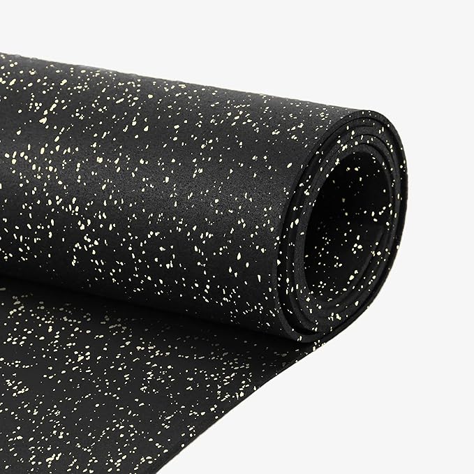 Flooring Inc's 1/4" Thick Tough Rubber Flooring Roll | Flexible Recycled Rubber Floor Mats for Home Gym | Heavy Duty Rubber Mat for Home Gyms, Sheds, Horse Stall Mat or Trailer-PurrikoPets