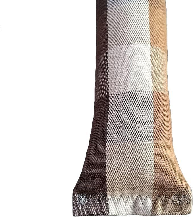 15" Catnip Cat Kicker Toys/Kitty Kick Sticks/Cat-Nip Kick Sticks (Tan and Brown Plaid) (Kickers Filled with 1 oz Premium Canadian Catnip)-PurrikoPets