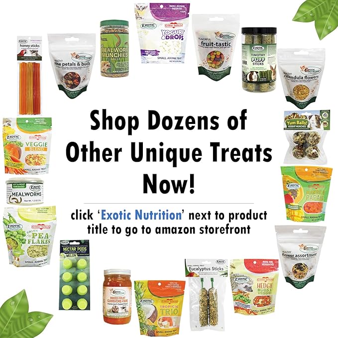 Exotic Nutrition Veggie Blend - Healthy Natural Mixed Dried Vegetable Treat - Sweet Potatoes, Carrots, Peas - for Degus, Chinchillas, Sugar Gliders, Hedgehogs, Guinea Pigs & Small Pets… (3 Pound)-PurrikoPets