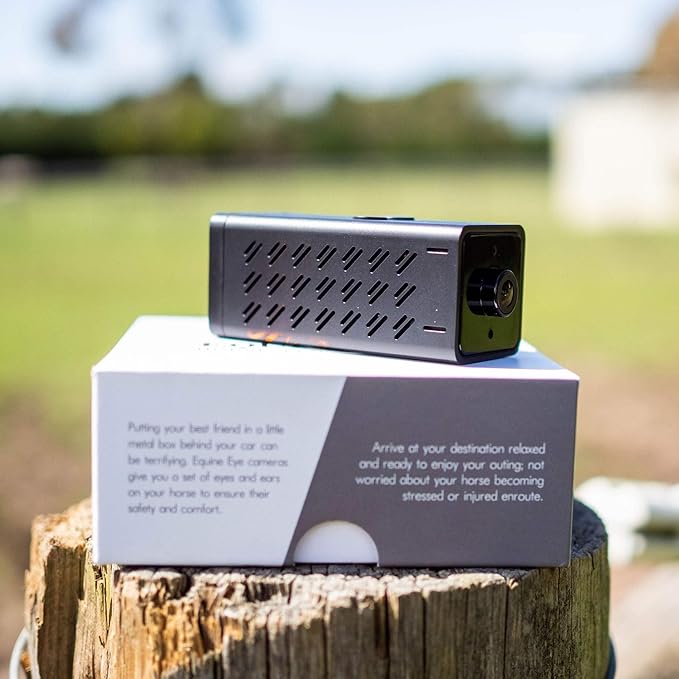 Equine Eye Voyager - Wireless Horse Trailer Camera – Live Video to Your Mobile with Night Vision, Audio - 8 Hours Battery Life - No Cell Signal Needed - Compatible with iPhone & Android Devices-PurrikoPets