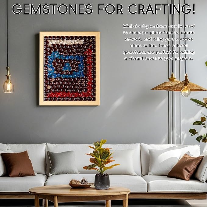 2 LB Dark Red Glass Marbles, Mini Flat Glass Beads for Vase Fillers, Floral Bottom Mancala Gems Pebbles Fish Tank Rocks for Table Aquarium,Home Decor Art Craft Supplies(0.5"~0.7")-PurrikoPets