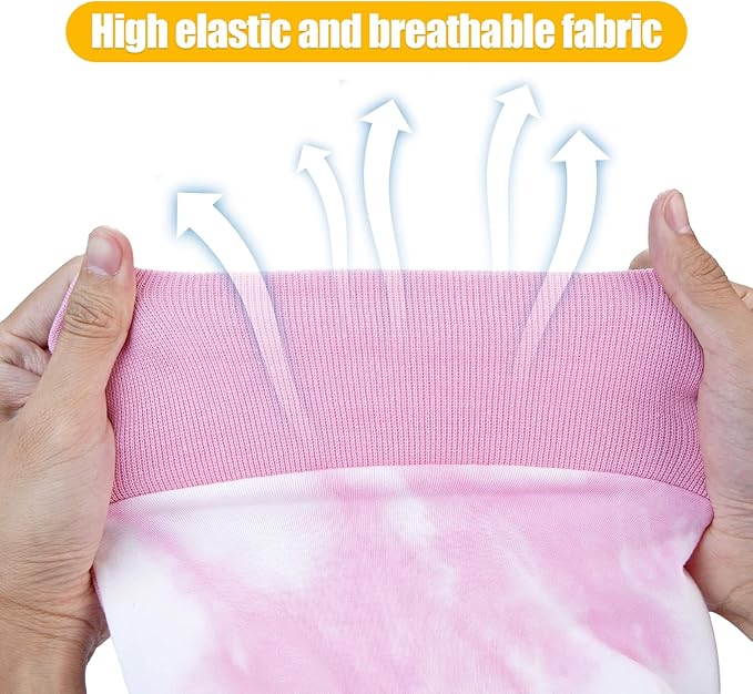 Dog Onesie Suit for Medium Large Dogs Recovery Suit Tie Dye Pajamasfor Abdominal Wounds,Shedding, Prevent Licking L Pink2-PurrikoPets