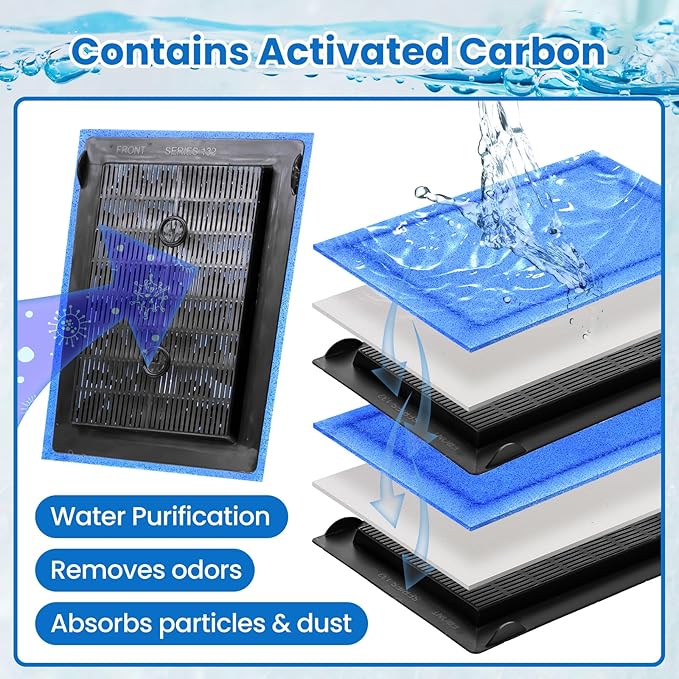 12 Pcs 10-20 Gallon Aquarium Filter Replacement for EZ-Change #2, Fish Tank Filter Cartridge for Aqua-Tech Brand 10 to 20 Power Filters for Healthier Fish-PurrikoPets