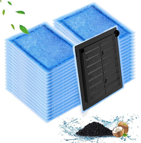 8/16/32 Pack Rite-Size B Filter Cartridges Compatible with MarineLand Penguin PRO Power Filters 100/125/175 & Original Penguin Power Filter 150 - Rite-Size B Replacement Filter Cartridges-PurrikoPets