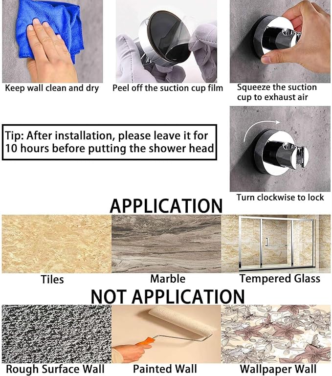 G-Promise Dog Shower Sprayer Attachment for Fast and Clean Pet Showering, Multifunctional Shower, Metal Diverter, 118 Inch Extra Long Hose, No Drill Hook, Dog Washing-Bathroom (Chrome)-PurrikoPets