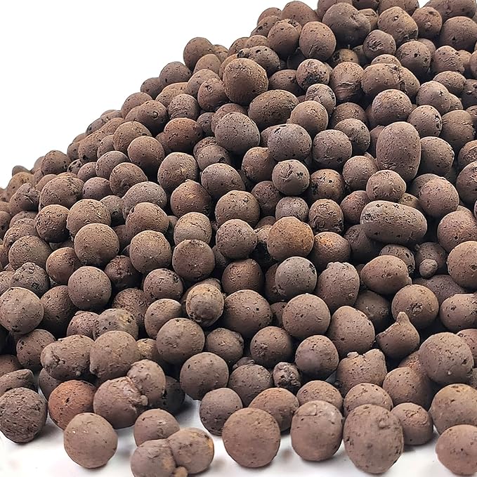 2 lbs Clay Pebbles for Plants, 8-12 mm Leca Clay Balls for Indoor Plants, Orchid Potting Mixes, Hydroponic Growing, Aquaponics, Potted Top Dressing and Drainage-PurrikoPets