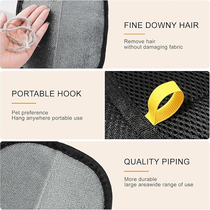 2 pcs Electrostatic Gloves Pet Hair Removal, 2025 Pet Hair Remover Glove,Cat Grooming Gloves,Reusable Pet Hair Remover Tool for Clothing, Couch, Carpet, Car Seat (2 pcs)-PurrikoPets