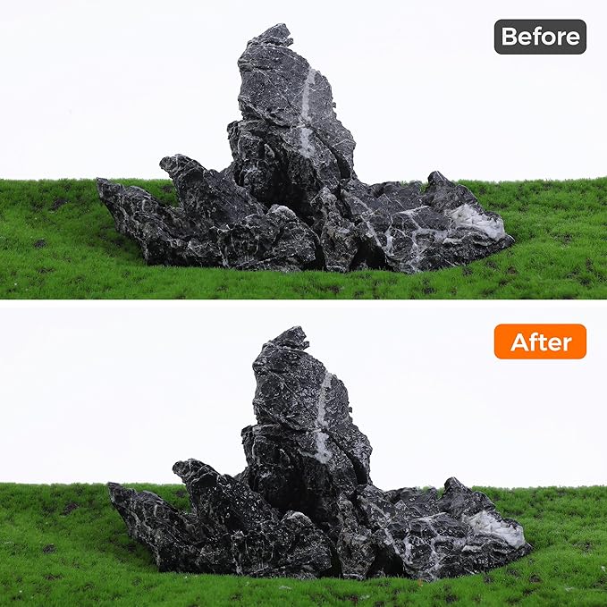 2-6 Inches Natural Seiryu Stone 4 PCS Aquarium Rocks for Aquascaping, Aquarium Landscaping, Terrariums, Fish Tank Decoration, Vivariums, Paludarium, Reptile and Amphibian Enclosures-PurrikoPets