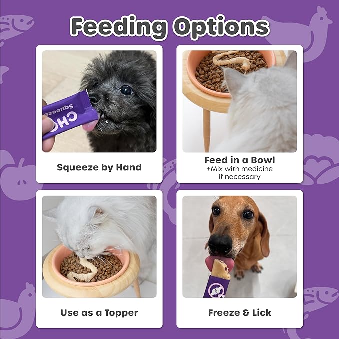 Grab & Go Squeeze Vita Stick Lickable Treats for Dogs & Cats. 49 Joint Support Sticks with Essential multivitamins. Soft and Tasty Paste for All Life Stages, Supporting Joints Health-PurrikoPets