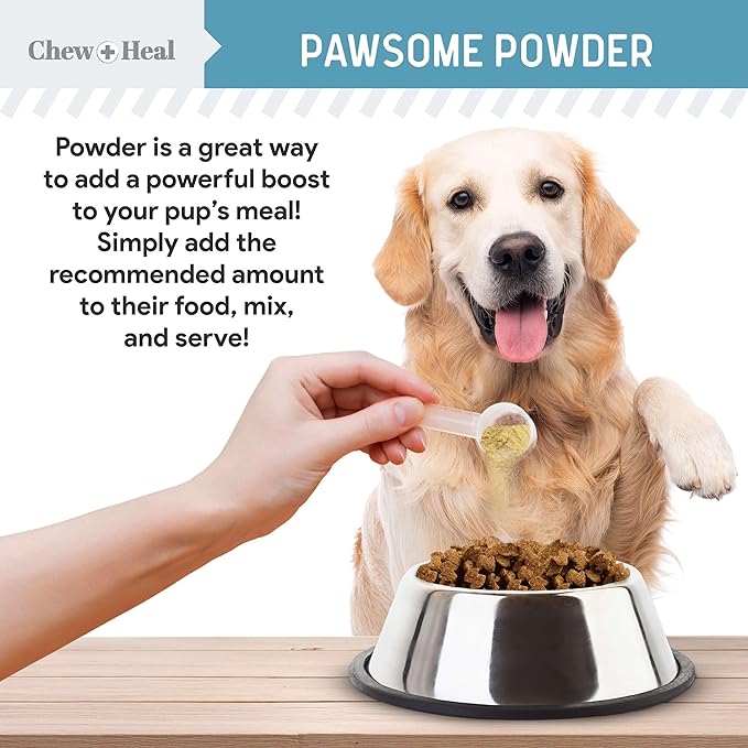 12-in-1 Multivitamin Powder for Dogs - 5.4 oz of Puppy and Senior Dog Vitamins and Supplements - Advanced Formula with Glucosamine, Omega 3,6,9, Vitamins, Probiotics, and More - Made in The USA-PurrikoPets