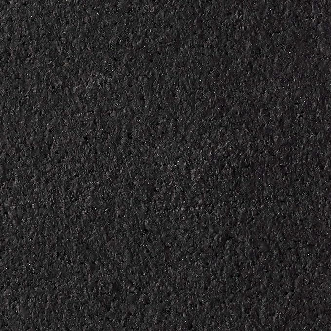 Genaflex Rubber Gym Floor Mat - 8mm Thick - Heavy Duty Commercial Protective Gym Flooring Roll (Black, 4' X 15')-PurrikoPets