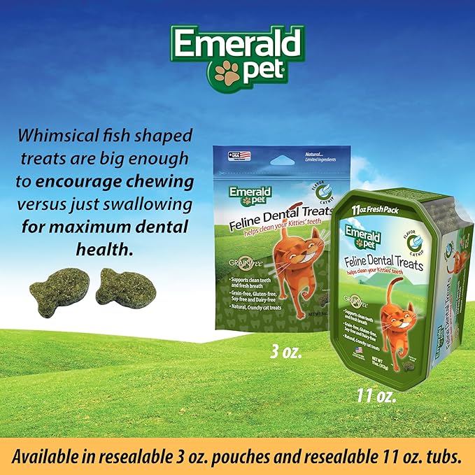 Feline Dental Treats — Tasty and Crunchy Cat Dental Treats Grain Free — Natural Dental Treats to Clean Cat Teeth, Freshen Cat Breath, and Reduce Plaque and Tartar Buildup — Catnip Treats, 3 oz-PurrikoPets