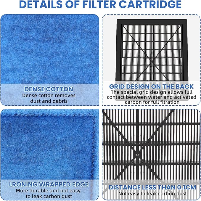 12 Pack Aquarium Filter Cartridges Designed for Maruneland Penguin Power Filter, Compatible with Marineland Penguin Power Filters 200/350, for Tech EZ-Change #3-PurrikoPets