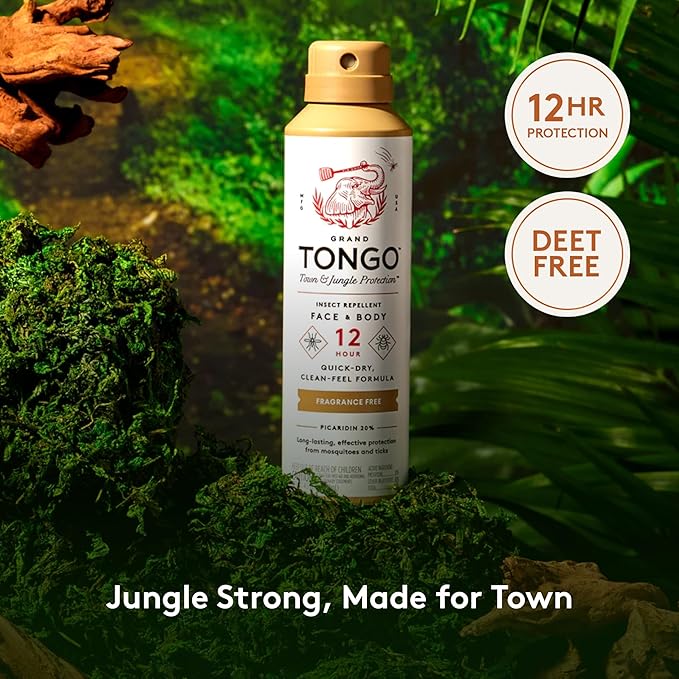 Fragrance Free Insect Repellent, 12-Hour Mosquito & Tick Protection, Picaridin-Based, Water-Based, Lightweight, Quick-Drying, DEET Alternative, Face & Body Use, 3 Pack-PurrikoPets