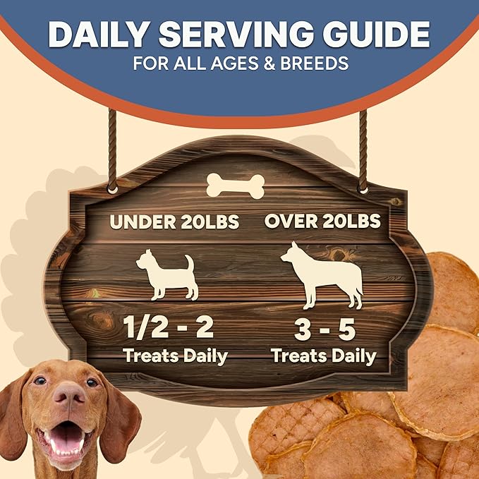 Gaines Family Farmstead Turkey Tendon Chips for Dogs – 5 oz, Natural Single-Ingredient Dog Treats, High-Protein Crunchy Chews, Rawhide Alternative, Grain-Free, Made in USA-PurrikoPets