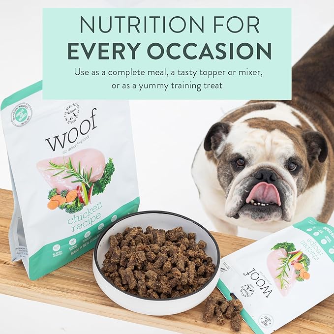 Air Dried Dog Food, Toppers for Dry Food, High Protein, Natural Dog Food, Limited Ingredient Recipe Chicken, 3.5 oz-PurrikoPets