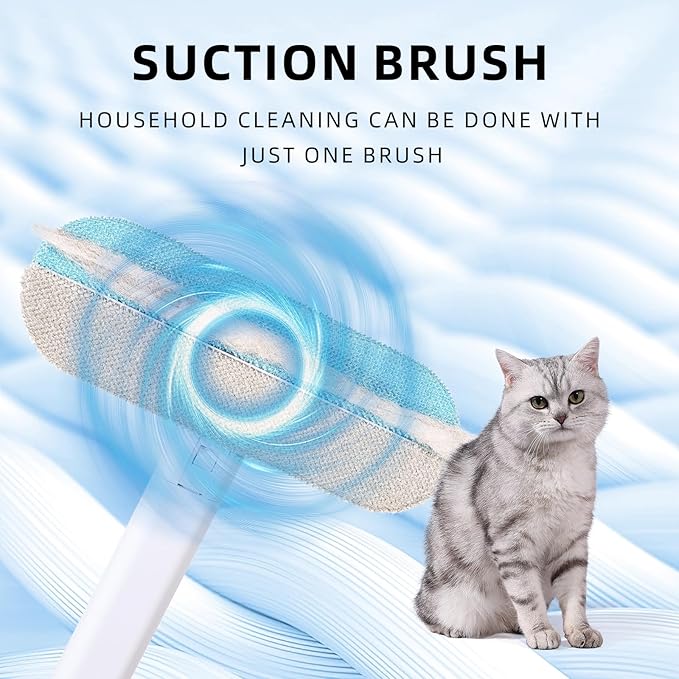4-in-1 Pet Deshedding Tool for Cats and Dogs, a Multi-Functional pet Hair Remover. This extendable Dog and cat Hair Removal Brush is Suitable for Furniture, Sofas, and Carpets-PurrikoPets