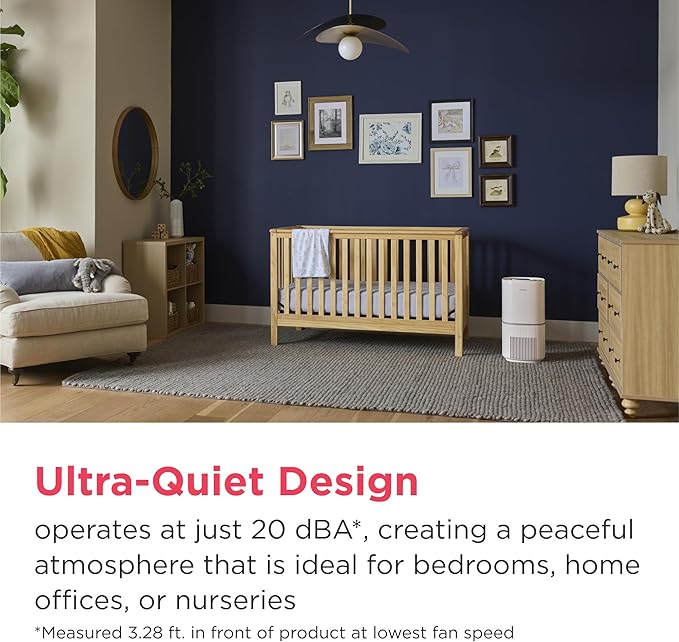 Frigidaire PureA300 XL HEPA Air Purifier with Wi-Fi for Large Rooms, Covers up to 1,685 Sq. Ft., 3-Stage Filtration, Energy Star Certification, Air Quality Monitoring, Smart Mode, Ultra Quiet, White-PurrikoPets