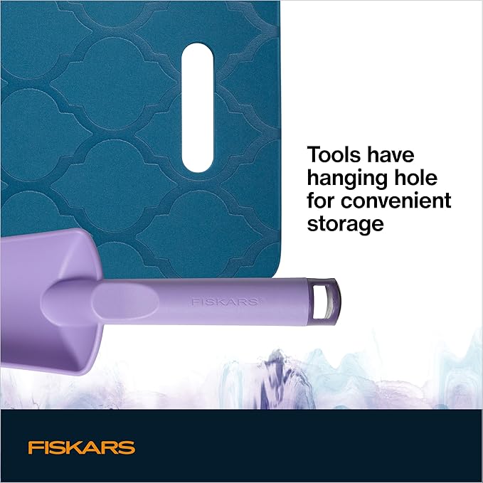 Fiskars Knee Pad, Trowel, and Cultivator Set, Explore Collection-PurrikoPets