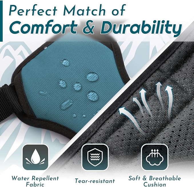 Eagloo Dog Harness Medium Sized Dog, No Pull Service Vest with Reflective Strips and Control Handle, Adjustable and Comfortable for Easy Walking, No Choke Pet Harness with 2 Metal Rings, Dark Green, M-PurrikoPets