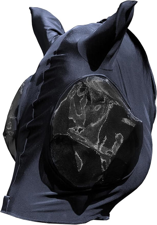 Equinavia Bug Out Fly Mask | Against Flies, Insects, UV Rays - Carbon Grey - Warmblood-PurrikoPets