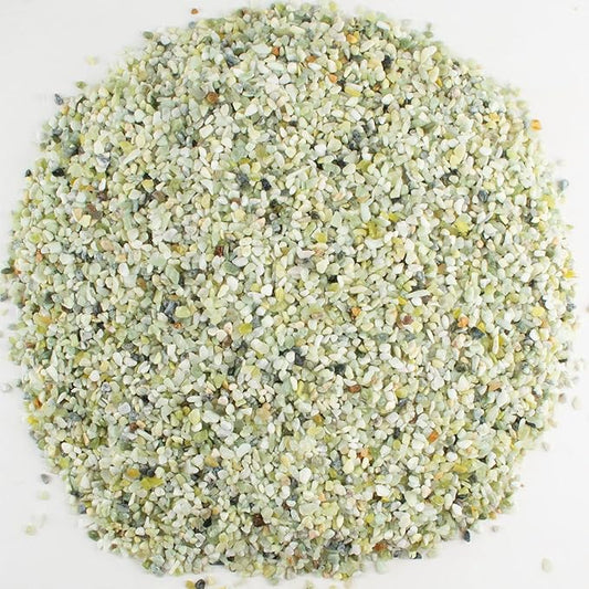 18lb Jade Bean Pebbles,1/4 Inch Cactus Bonsai DIY Rocks, Natural Succulent Rock and River Rocks Decorative for Aquariums, Vases, Terrarium, Outdoor Gardening, Top Dressing for Potted Plants-PurrikoPets