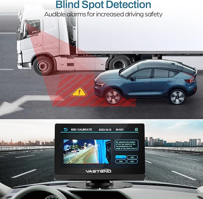 1080P Backup Camera for Truck, 7" IPS Touchscreen Monitor Front and Rear View Dual Cameras, IP69 Waterproof, IR Night Vision for Truck, Trailer, Camper, Included 32GB Card-PurrikoPets