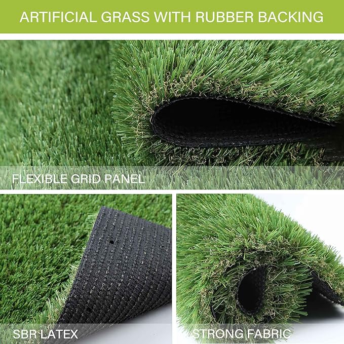 Fake Grass for Dog to Pee on Artificial Grass for Dogs Grass Turf Mats for Puppy Pee Training Dog Pee Pads Extra Large for Dogs 6.5x13FT Dog Supplies Reusable-PurrikoPets