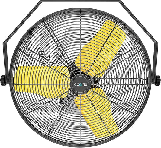 9200 CFM 24" Industrial Wall Mount Fans, High Velocity 2-Speed Professional Metal Fan with Sealed Motor, Heavy Duty Barn Wall Fan for Garage, Commercial, Warehouse, Greenhouse, UL Listed-PurrikoPets